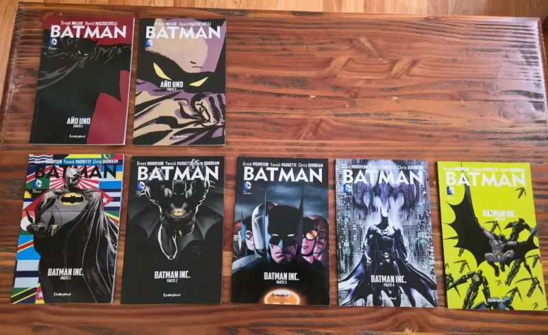 Cómics Batman: Año Uno Completo y Batman Inc. 1-5