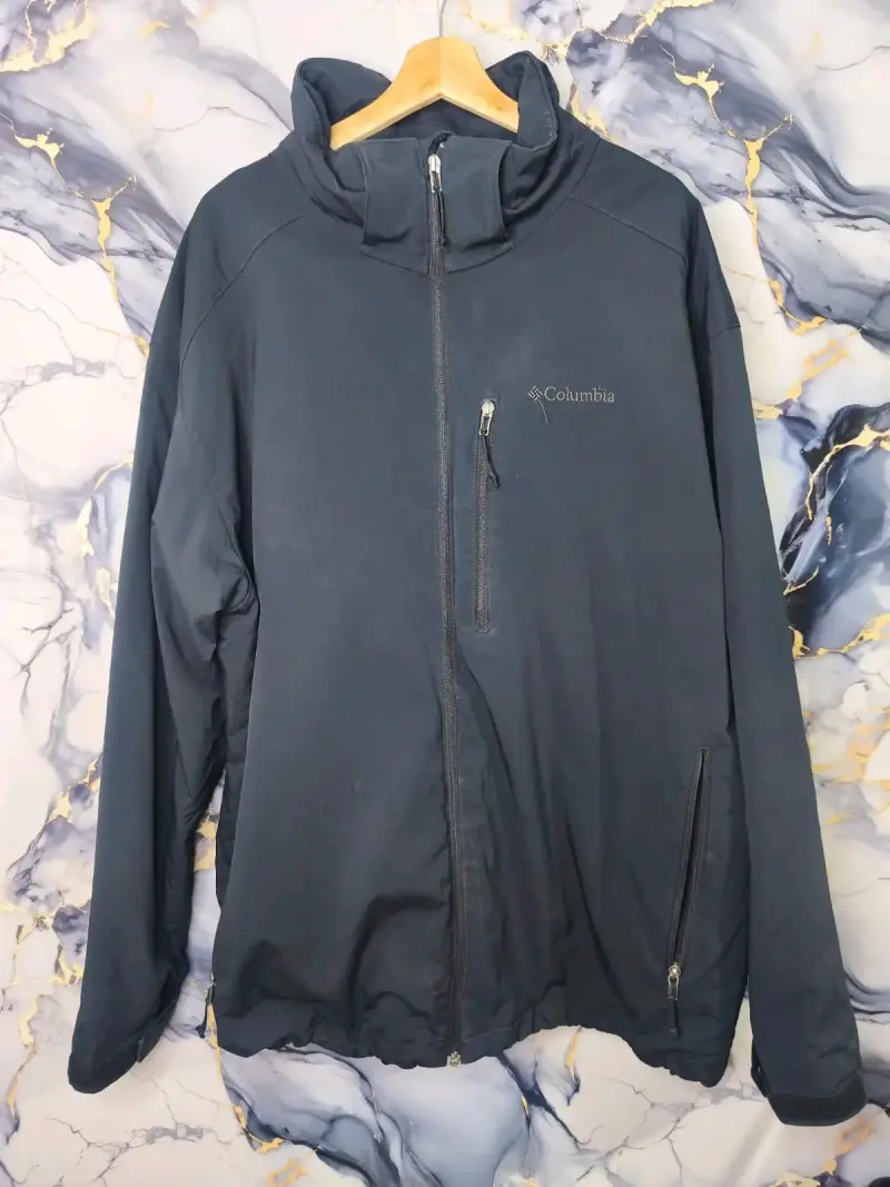 Chaqueta impermeable Columbia azul para hombre - 1