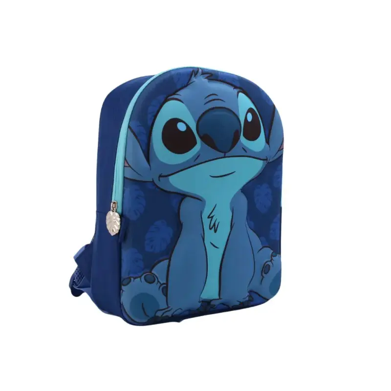 Mochila infantil azul de Stitch 3D 😍😍😍 - 1
