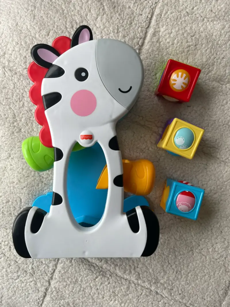 Cebra Fisher-Price con bloques - 1