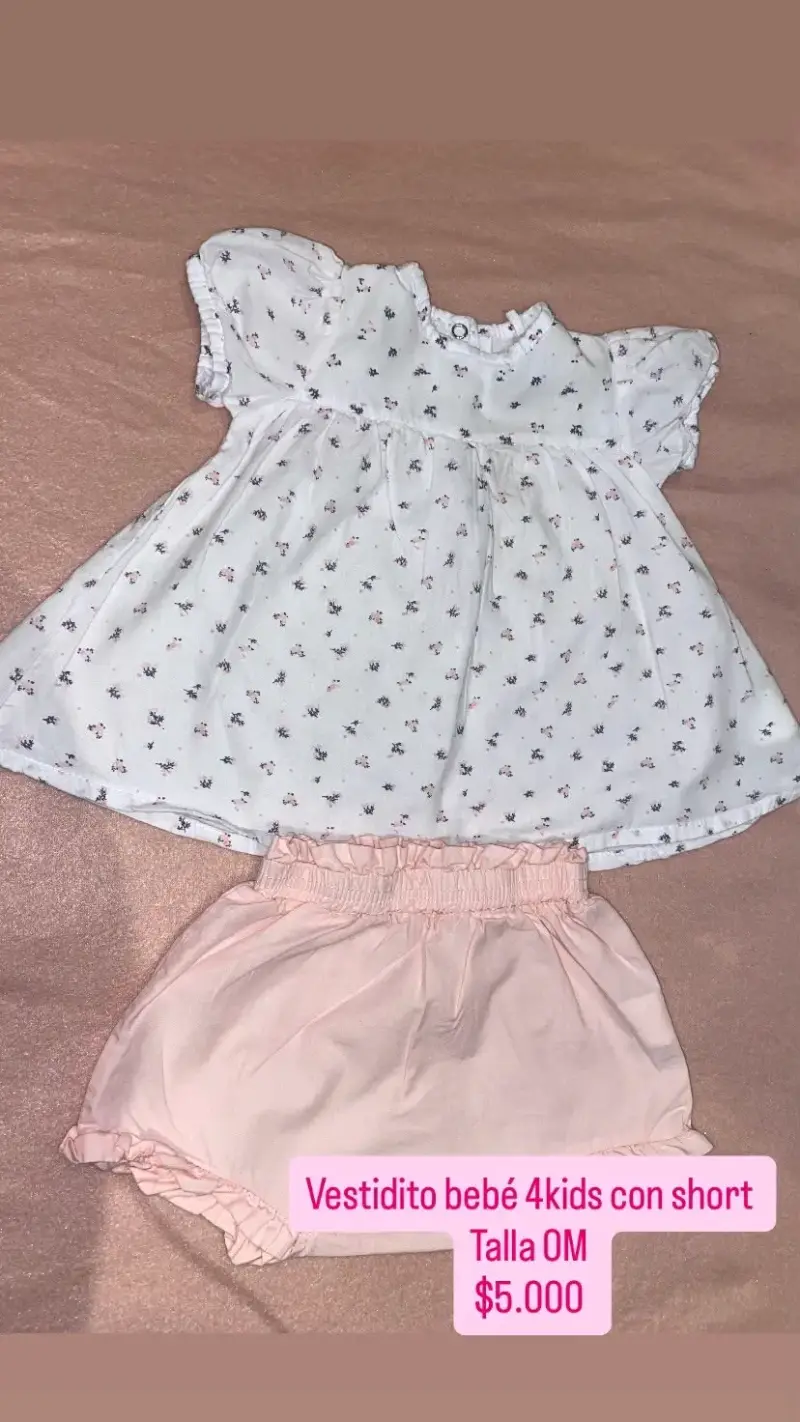 Vestido de bebé con short 4Kids floral