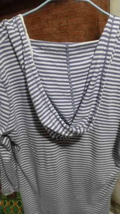 Polera rayada Calvin Klein de algodón - miniatura 4