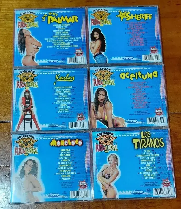 Colección de CDs Furia Tropical Música Variada - 2