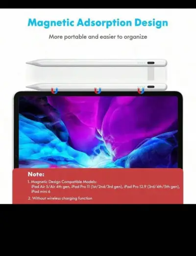 Lápiz inalámbrico para iPad modelos de 2018 --2024 - miniatura 6