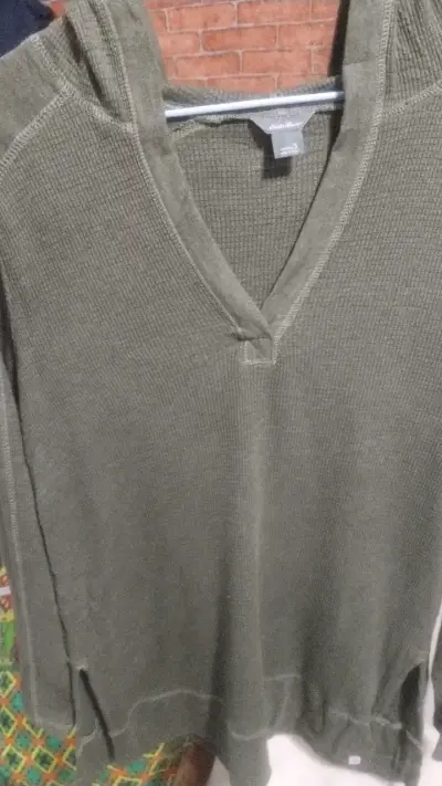 Polerón verde mujer Eddie Bauer talla S - miniatura 1