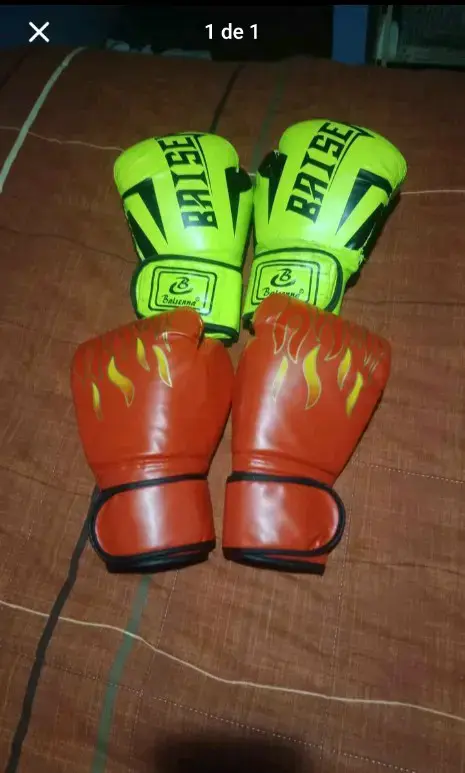 Pack Guantes de Boxeo Rojos y Verdes