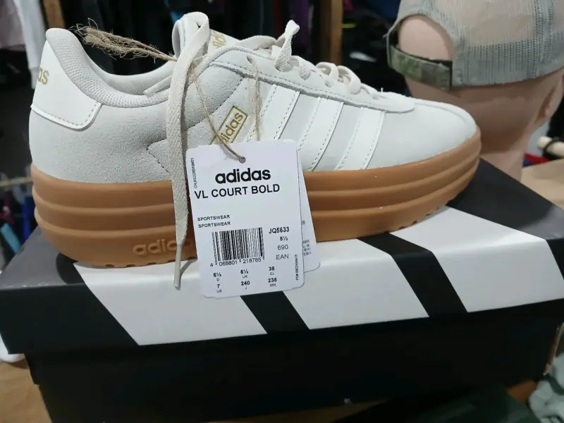 Zapatillas Adidas VL Court Bold blancas - 4
