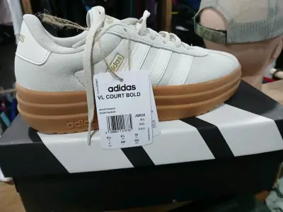 Zapatillas Adidas VL Court Bold blancas - miniatura 4