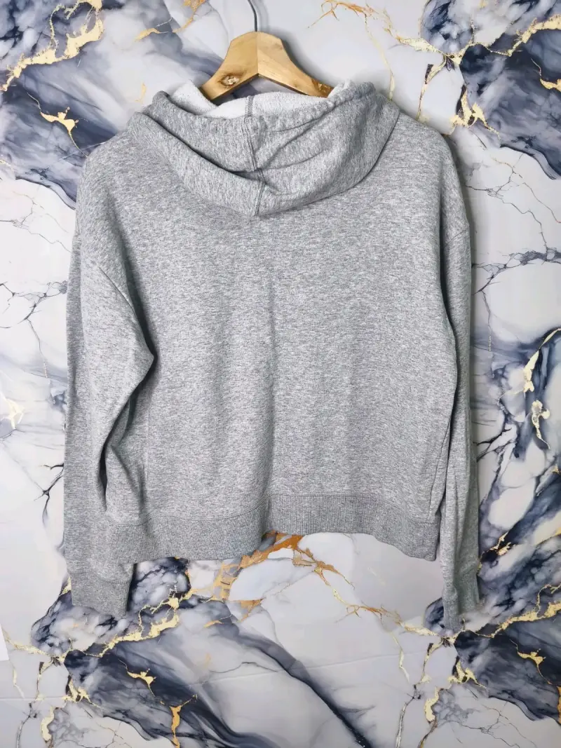 Polerón con capucha gris Reebok para mujer - 2