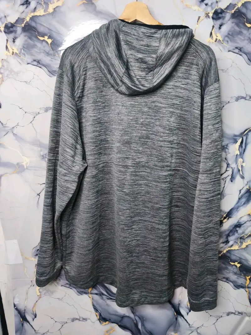 Polerón Nike Dri-Fit Gris con Capucha - 2