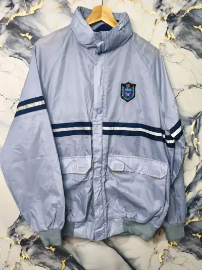Chaqueta deportiva azul Prince con logo - miniatura 1