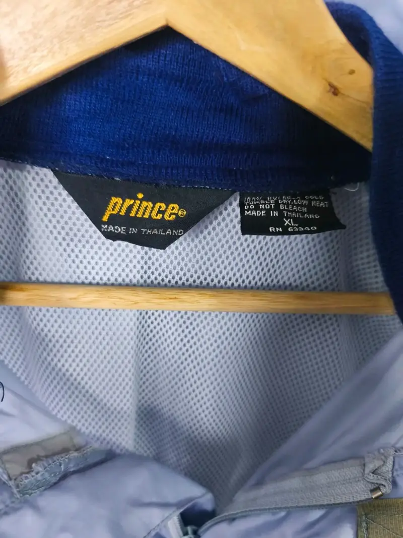 Chaqueta deportiva azul Prince con logo - 4