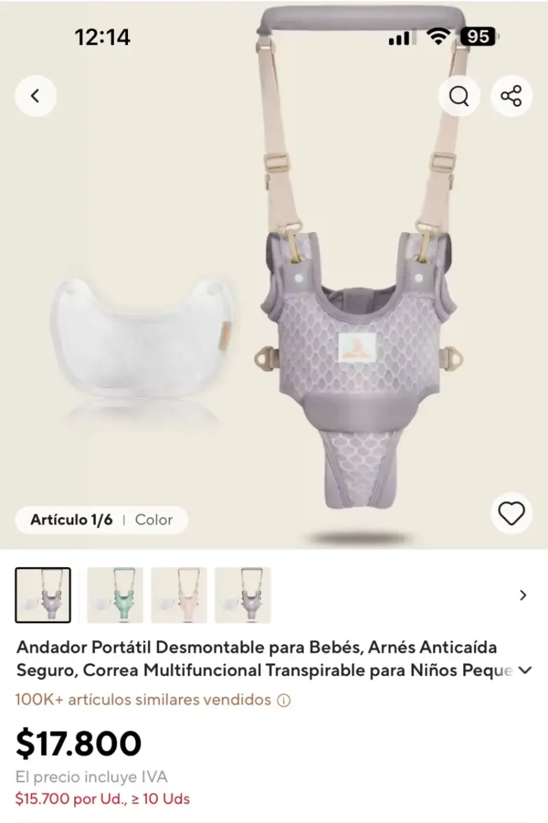 Arnés de aprendizaje para caminar - 2