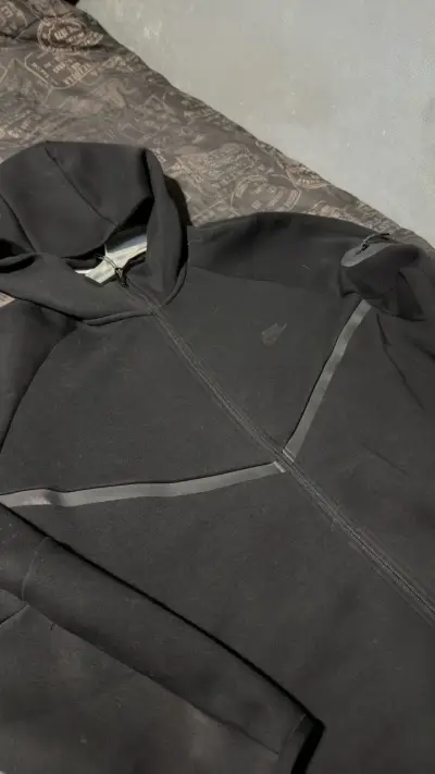 Polerón Nike Tech Negro 2xl - miniatura 2