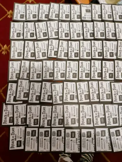 Lote 126 laminas attack on TiTan - miniatura 5