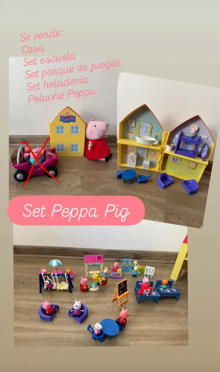 Set de Juego Peppa Pig con Casa y Accesorios