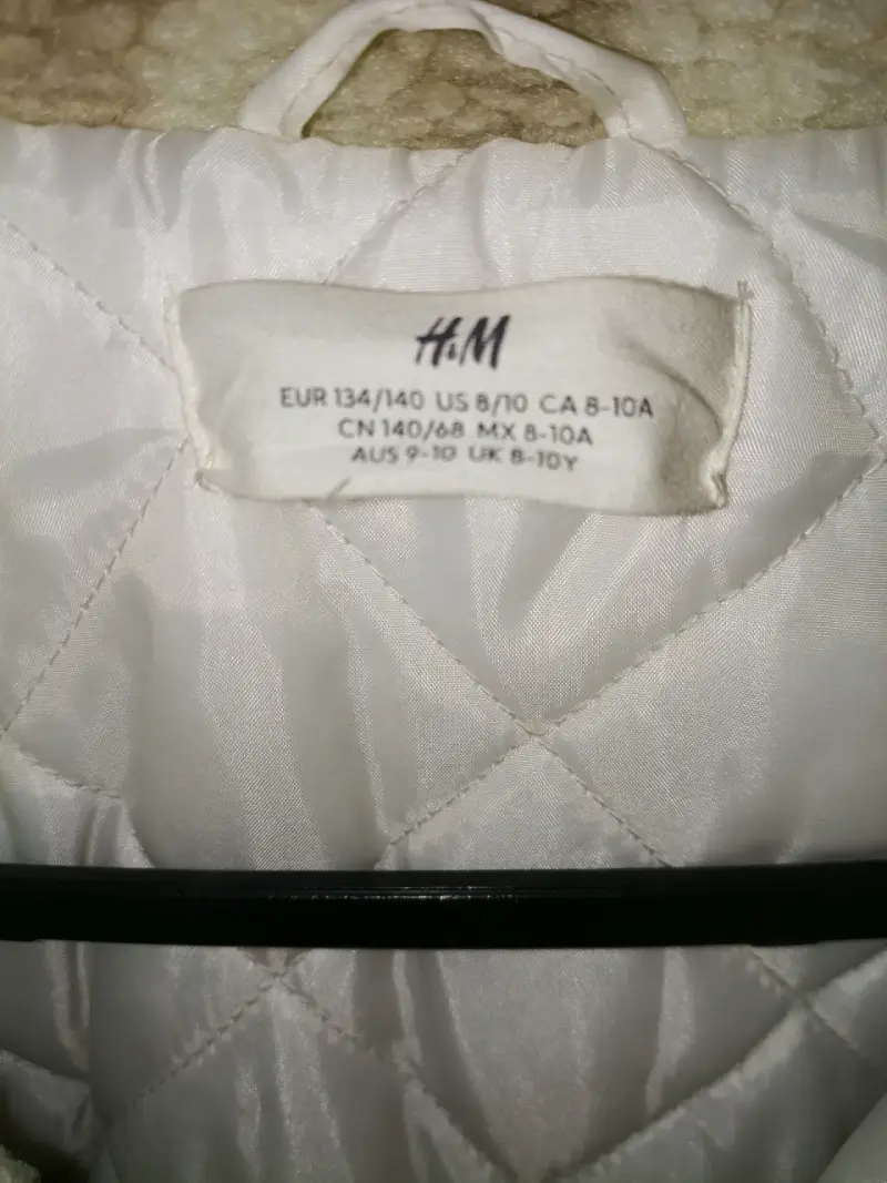 Chaqueta de peluche beige para niños H&M - 3