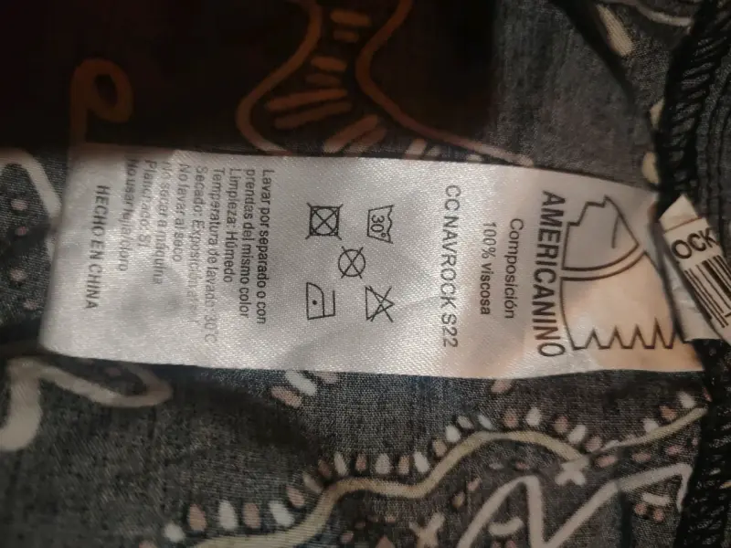 Camisa estampada de viscosa Americanino talla L - 2