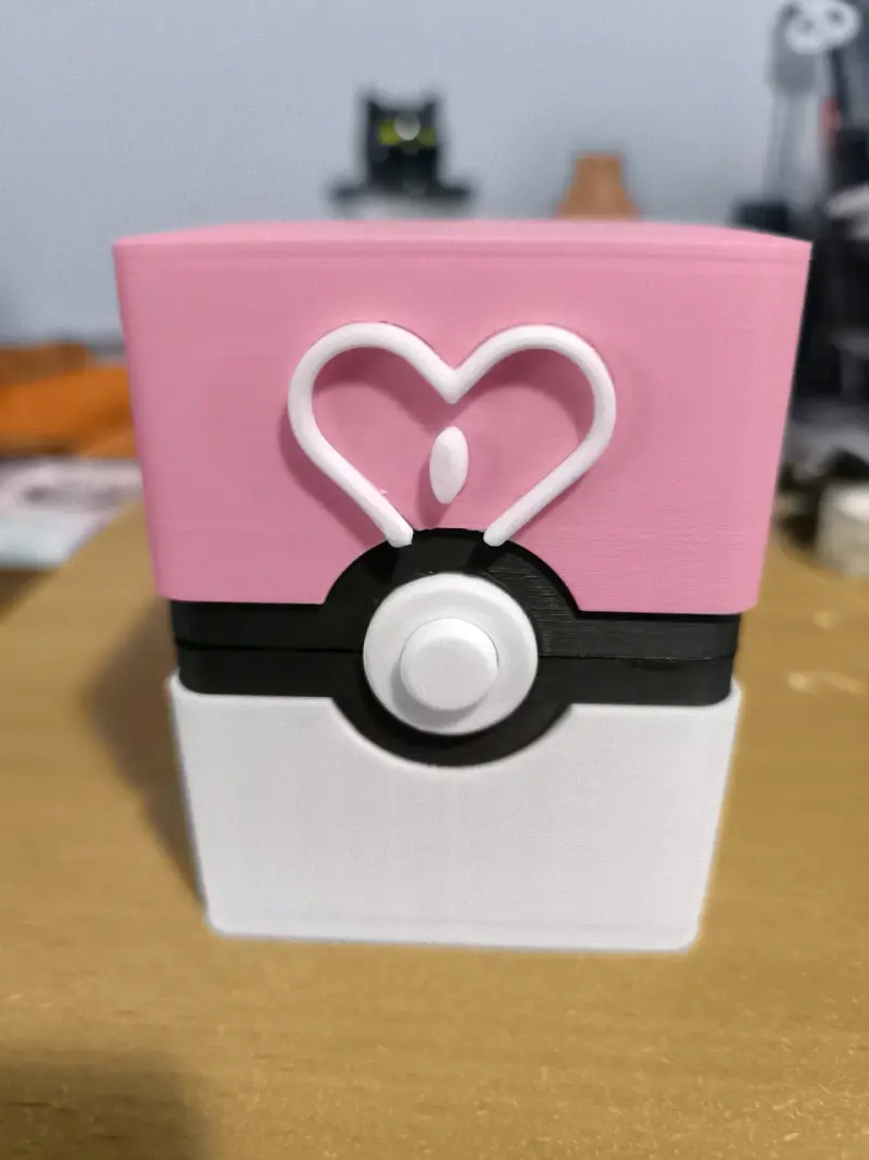 Caja de mazo pokemon rosa - 1