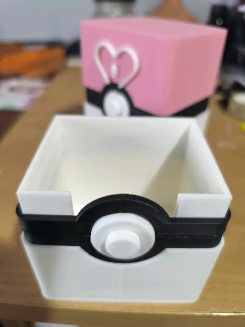 Caja de mazo pokemon rosa - 2