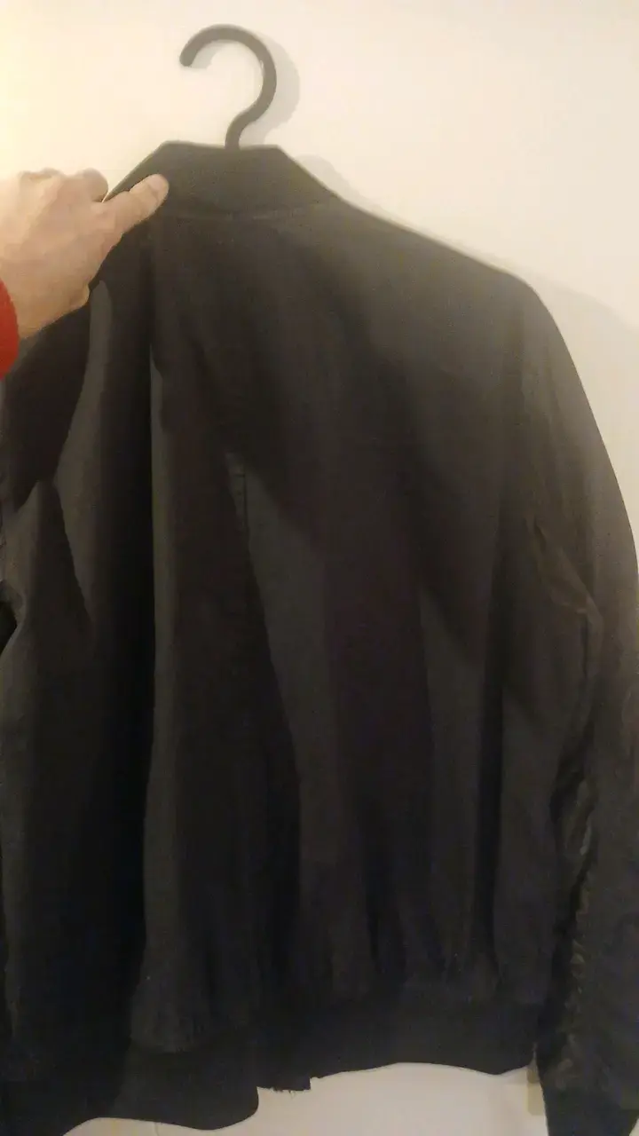 Chaqueta bomber negra Denimwear para hombre - 2