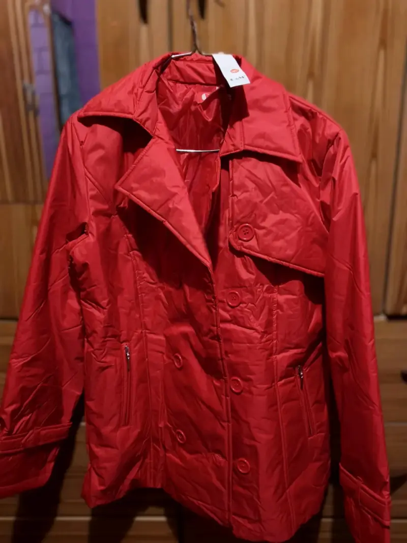Chaqueta Impermeable Morada para Mujer - 6