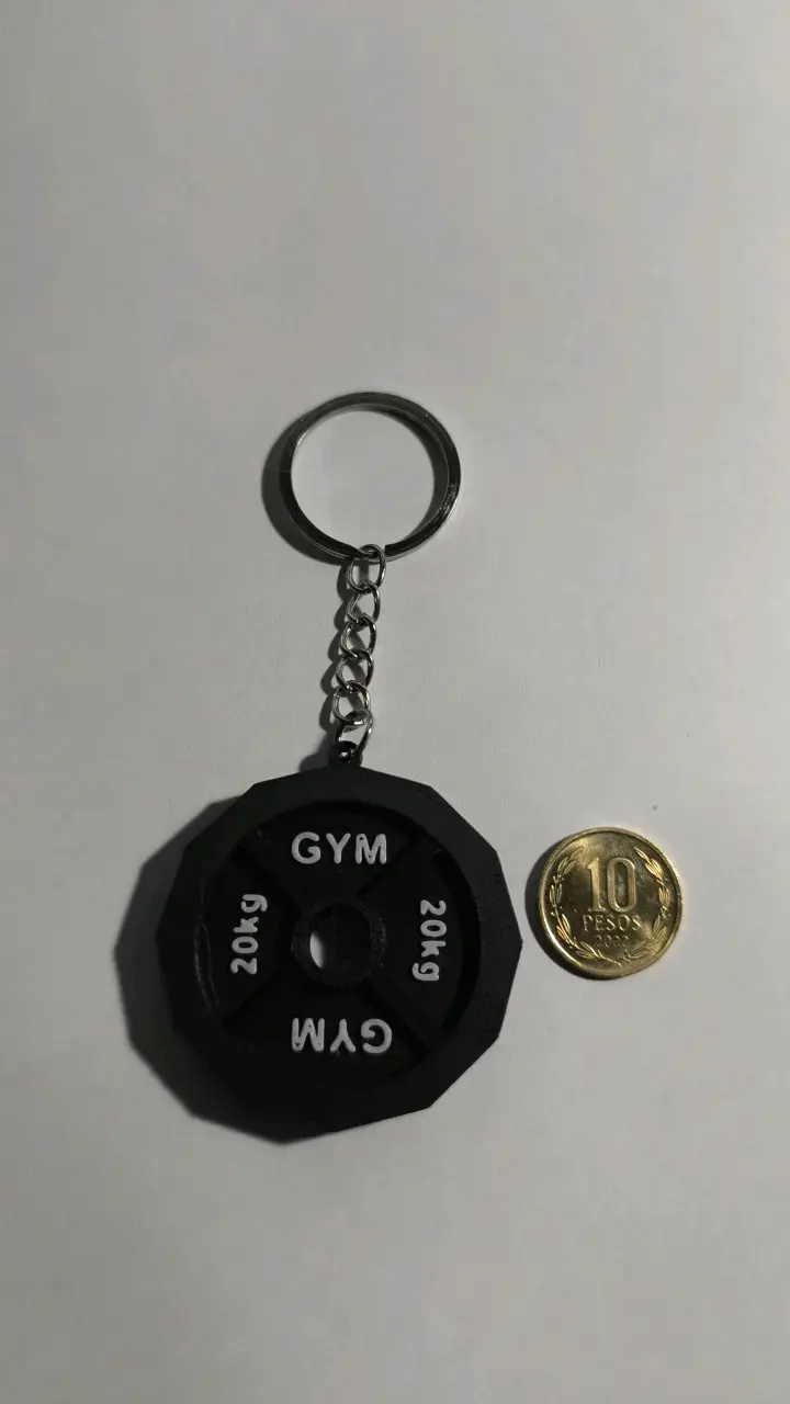 Llavero de pesas de gimnasio 20kg - 2