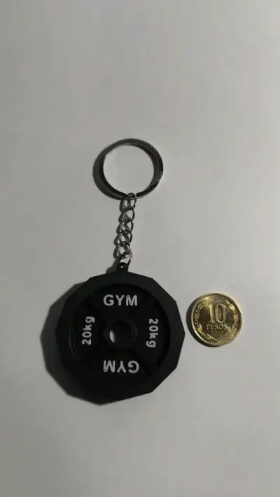 Llavero de pesas de gimnasio 20kg - miniatura 2