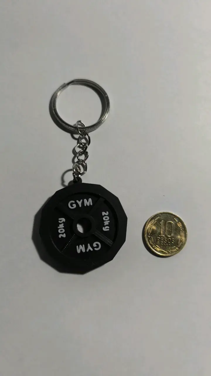 Llavero de pesas para gimnasio - 1