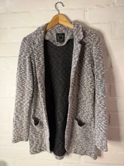 Blazer de punto gris para mujer iO - miniatura 1