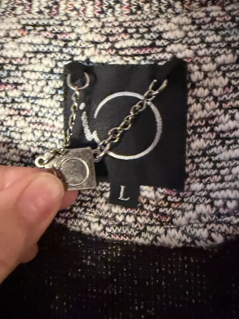 Blazer de punto gris para mujer iO - 5