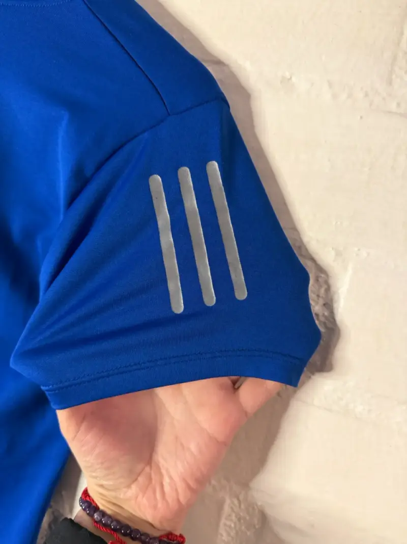 Polera deportiva azul Adidas para mujer - 3