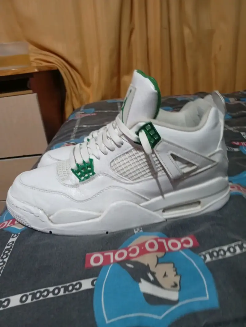 Zapatillas Jordan 4 "metallic green" - 3