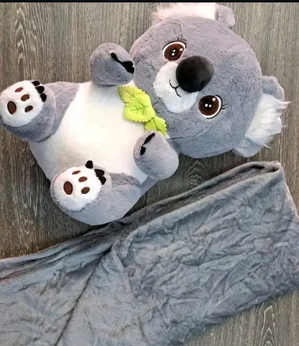 Peluches con manta - 5
