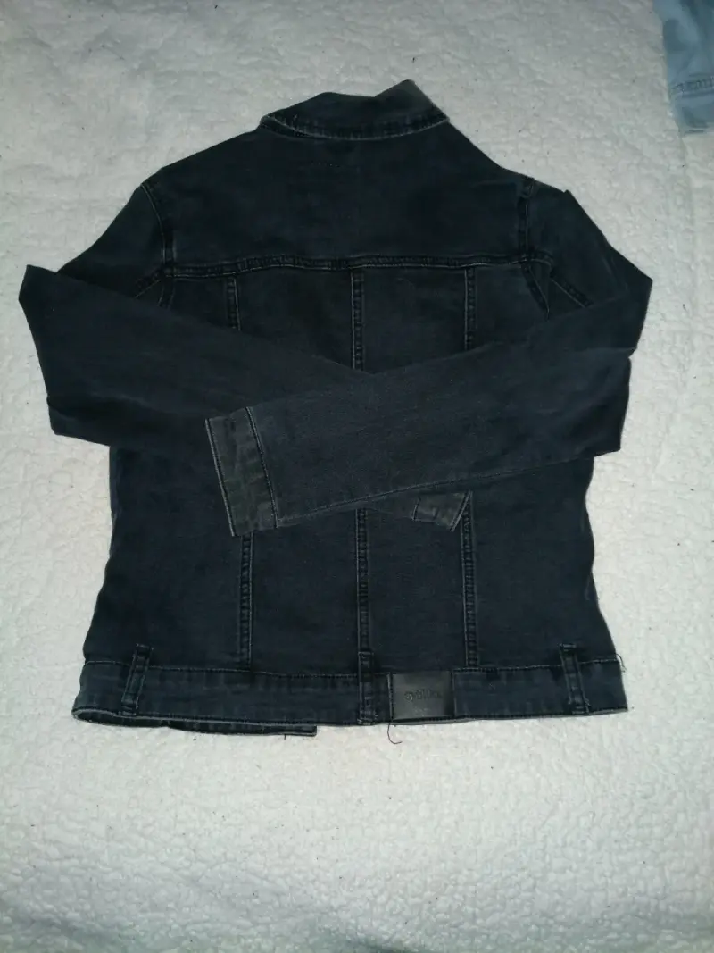 Chaqueta de mezclilla negra Sybilla para mujer - 2