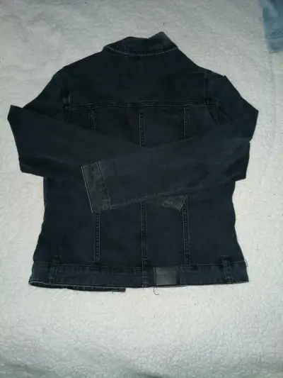 Chaqueta de mezclilla negra Sybilla para mujer - miniatura 2