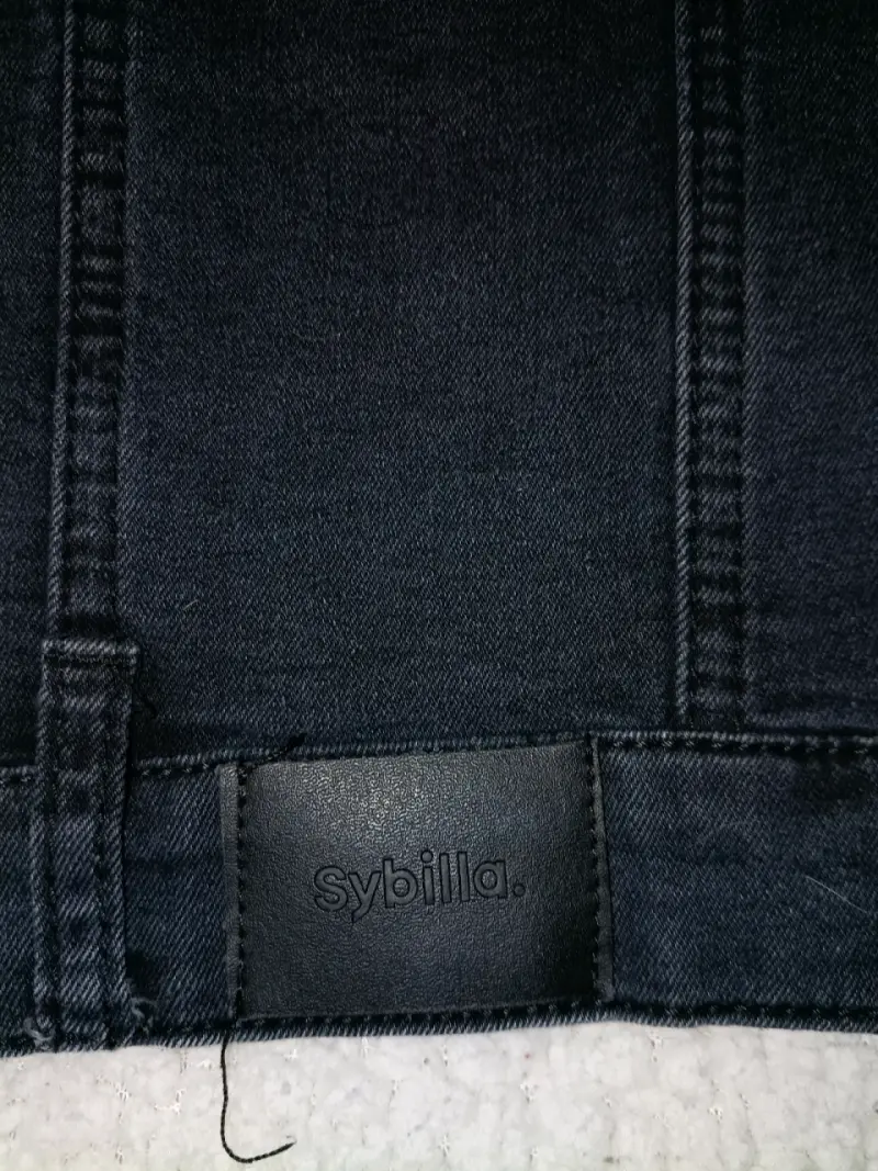 Chaqueta de mezclilla negra Sybilla para mujer - 3