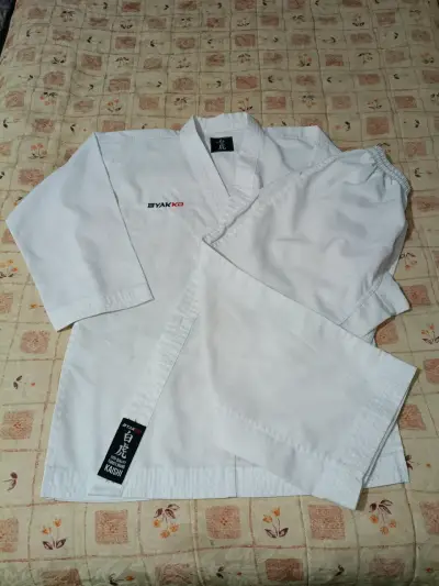 Kimono de Karate Byakko blanco talla 150 cm - miniatura 1