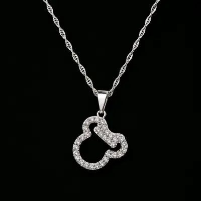 Collar de plata Minnie Mouse - miniatura 6