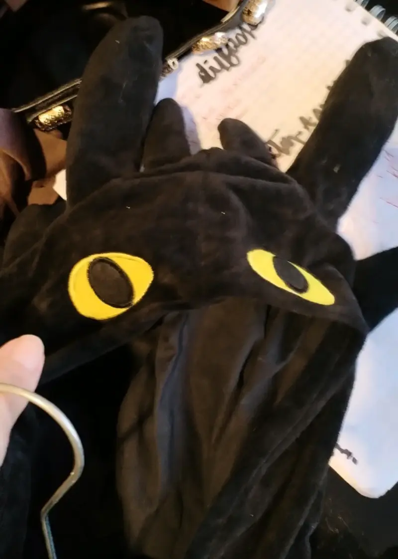 Disfraz de dragón negro para niños - 4