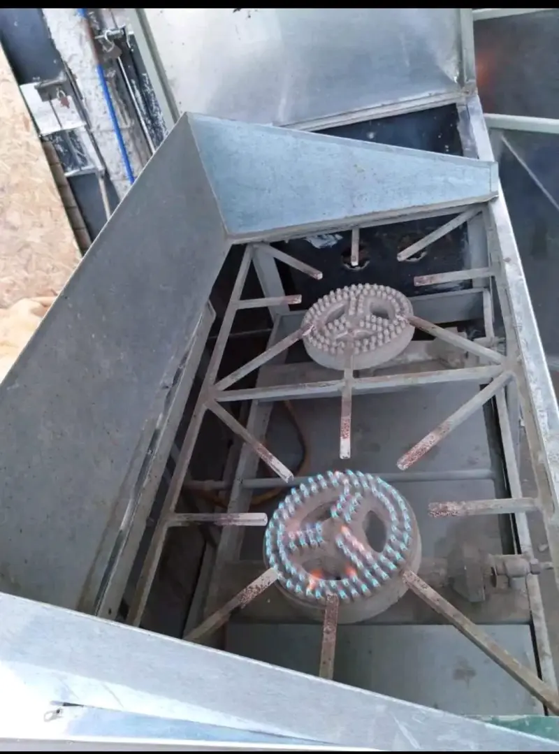 Carro de Comida Rápida con Techo y Ruedas - 6