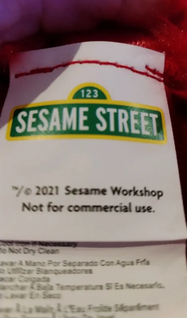 Disfraz de Elmo de Plaza Sésamo para adulto - 3
