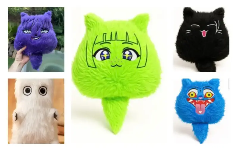 Peluches inspirados en anime - 2