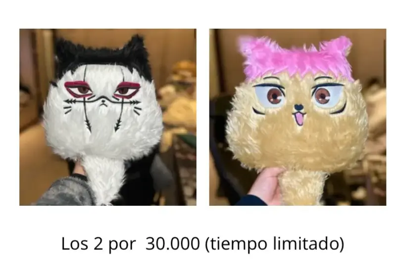Peluches inspirados en anime - 3