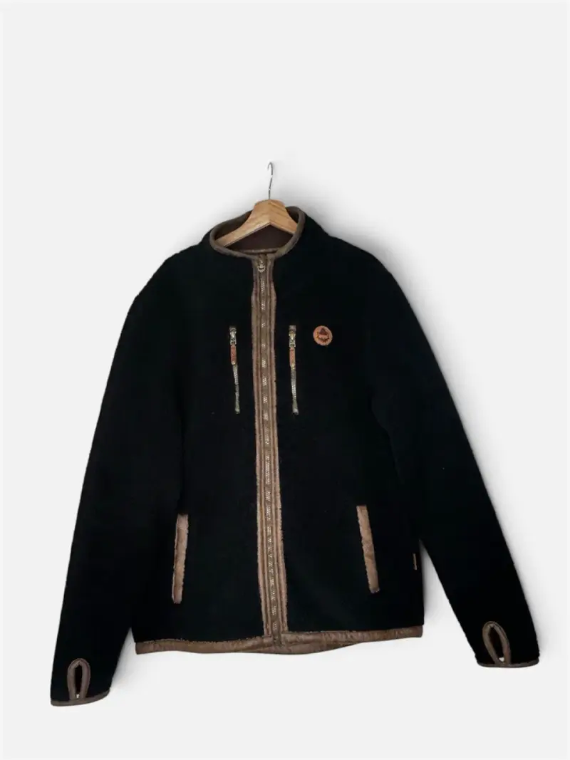Chaqueta de lana negra Gnomo