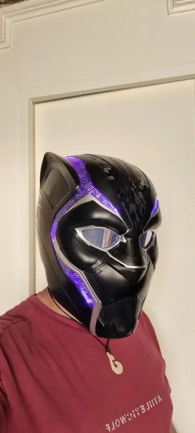 Casco Electrónico Black Panther Marvel Legends - miniatura 5