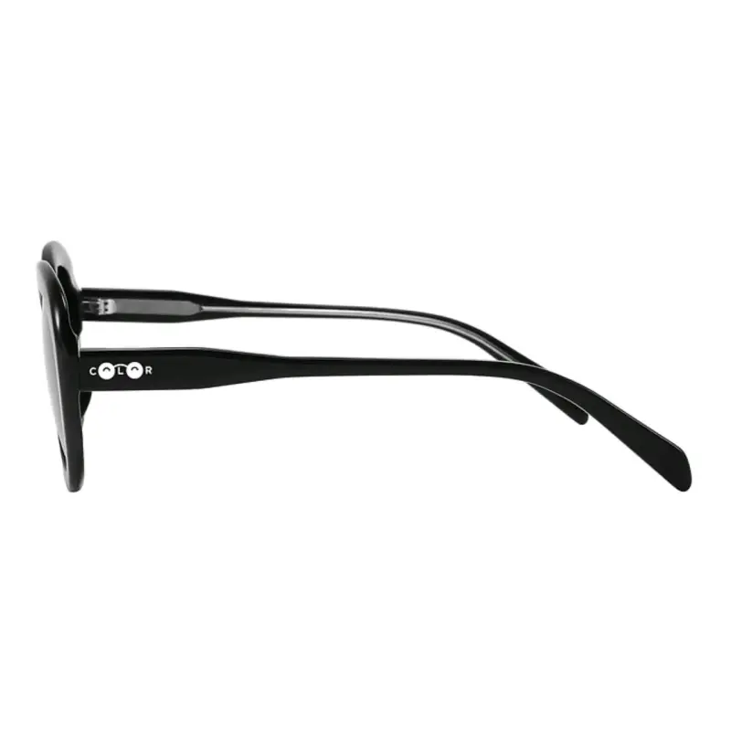 Lentes de Sol Redondas Negras Mujer. - 3