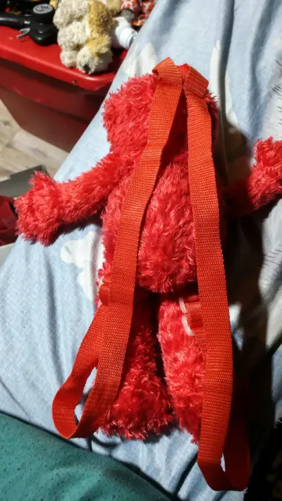 Mochila peluche Elmo de Plaza Sésamo - miniatura 2