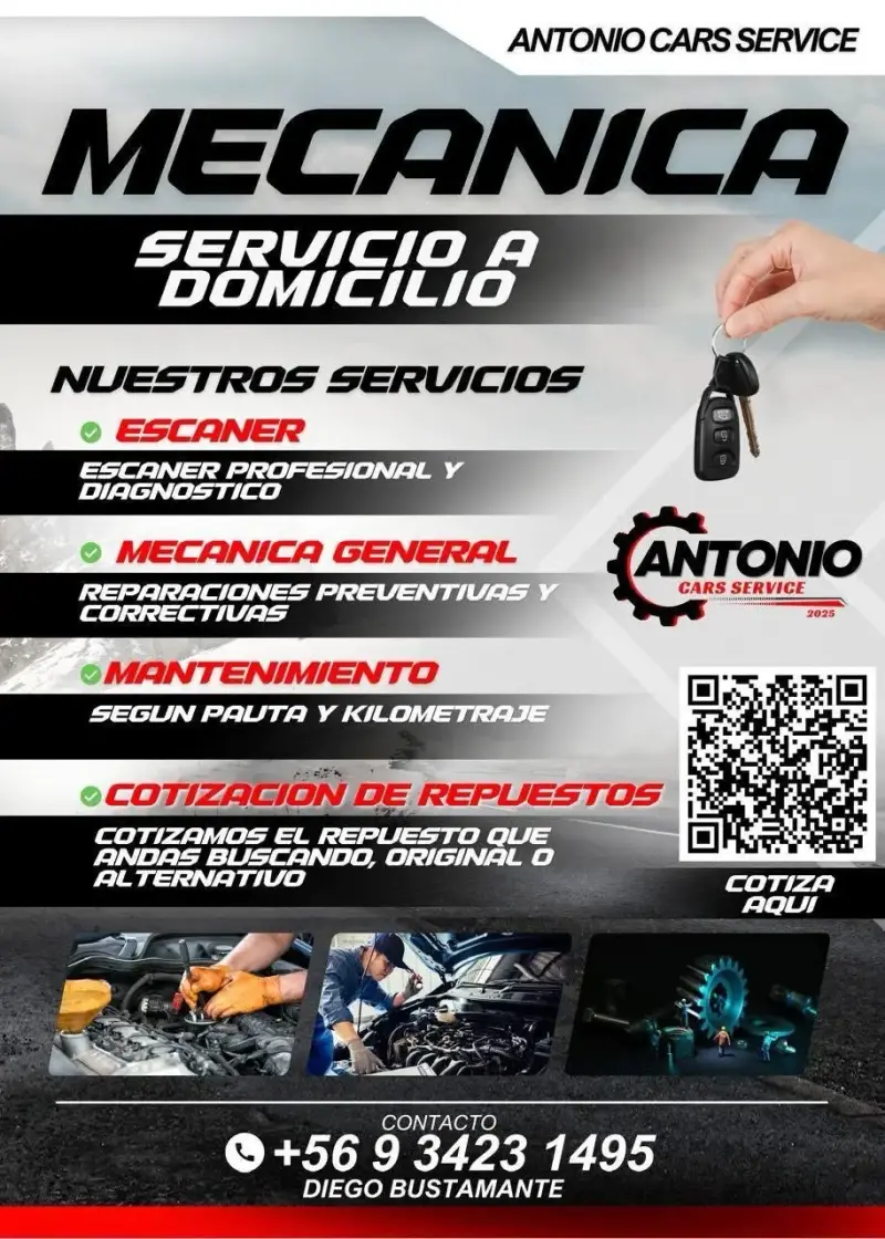 Servicio de mecánica a domicilio Antonio Cars