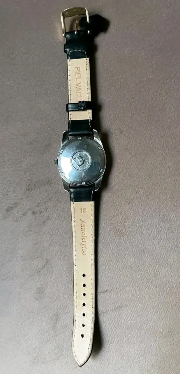 Reloj Omega Seamaster de cuero negro - 4